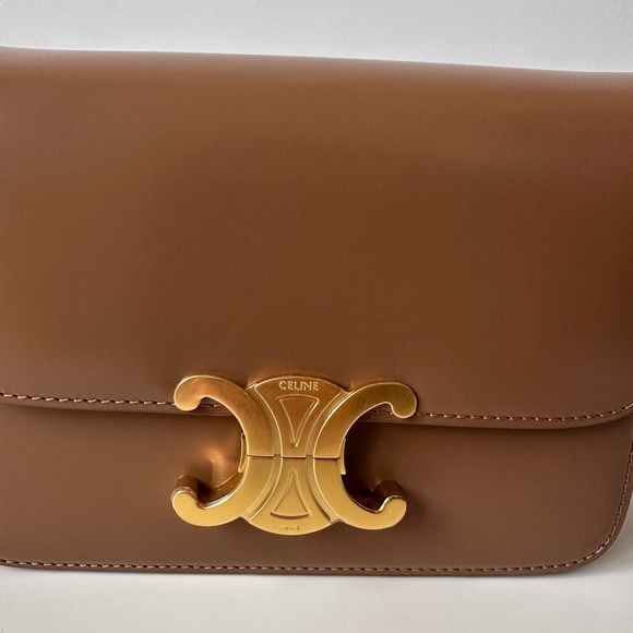 Celine Triomphe Teen in Bronze - Picture 4 of 10